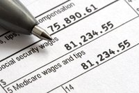 Businesses use W-2 forms to report employee wages for the year.