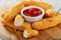 Ready in minutes, chicken tenders should be slender enough to dip.