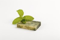 Use pure peppermint or spearmint leaf essential oil to create homemade soap.