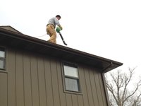 The switch from blowing to sucking up yard debris is relatively easy.