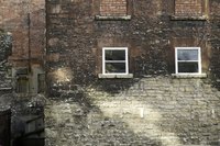 If you'd like, you can make your wall look even this distressed.