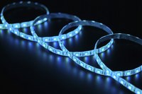 LED lights require less power to run than traditional lights.