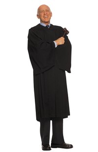 The iconic black robe is part of a judge's uniform.