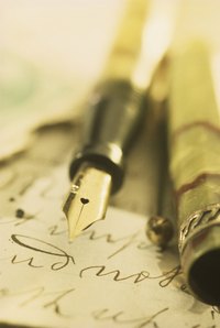 Calligraphy adds elegance to regsitry card envelopes.