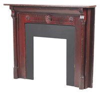 Build a decorative mantel to frame your fireplace.