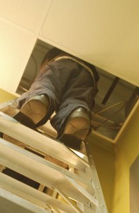 Codes require that boxes in attics be permanently accessible.