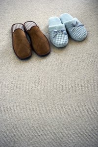 Carpet with lumps needs to be restretched.