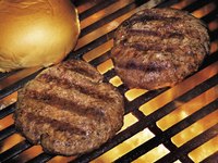 Lamb burgers cooked over flames could stay permanently pink.