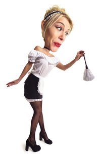 Top off your French maid costume with a snazzy homemade headpiece.