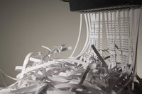 A paper shredder.