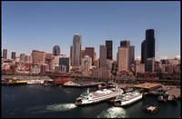 Seattle is the biggest city on the Puget Sound, a popular spot for fishing and recreational boating.