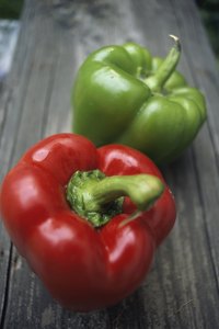 Collect bell pepper seeds from hardy, disease-free plants.
