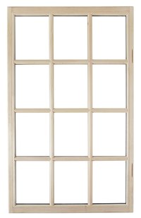 Installers cut vinyl window-grid inserts to fit single-pane windows.
