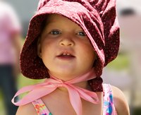 Create a charming pioneer costume with a simple pattern and cotton print fabrics.