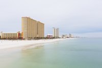 A condominium complex on the beach in Florida.