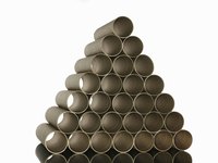 Cardboard tubes are potential trombones.