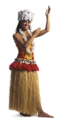 Hawaiian attire can be elaborate or simple.