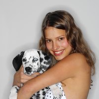 Blue-eyed dalmatians are more prone to deafness.
