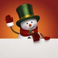 Snowmen are easy-to-create Christmas decorations.