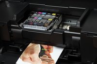 Inkjet printers offer high-quality images and easy to replace cartriges.