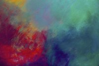 Use stippling techniques to blend different color paints.
