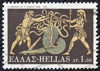 Dress as Hercules, who defeated the Hydra.