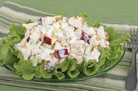 Replace half of the celery in chicken salad with apples for a sweet crunch.