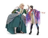 The traditional bustle was worn underneath a long formal skirt to add fullness.