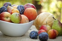 Bowl of assorted fruit