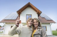 Two happy homeowners.
