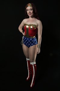 Make your own no-sew Wonder Woman costume.