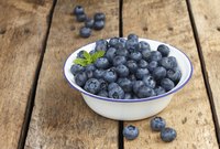 Frozen blueberries may be substituted for fresh berries in most recipes.