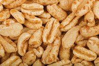 Kamut kernels in a cereal.