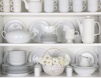 Use monochromatic dishes to create a sublime and simple display.