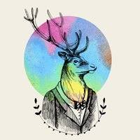 You could go as a distinguished deer wearing gentleman's clothes.