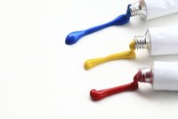 Acrylic paints with lightfast pigment will stay color true with no fading.
