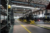 A factory production line