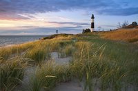 Big Sable Point Lighthouse is a popular tourist destination between Traverse City and Grand Rapids.