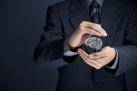 Image of a man holding his ideas (concept).