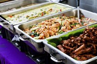 Add a little water to food if it sits more than 30 minutes to prevent it from drying out in the chafing dish.