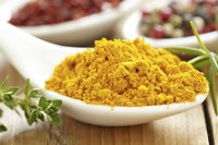 A plate of turmeric.