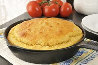 Bake your cornbread in a pre-heated cast iron skillet for an even crispier crust.