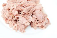 Solid tuna comes packed in large pieces.