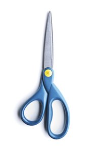 A sharp, sturdy pair of scissors should cut through felt with ease.
