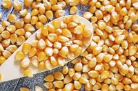 Unpopped popcorn is one of several viable fillers for a draft stopper.
