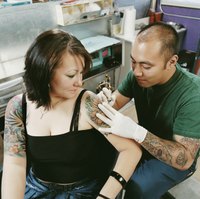 Tree symbology is a popular focus in tattooing