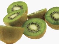 Ascorbic acid helps keep kiwifruit from browning.