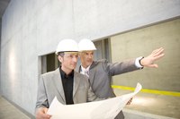 Construction developer visiting a project.