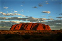 Uluru, or Ayers Rock, in Australia's Red Centre.