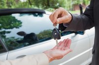Handing over car keys